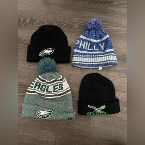 Philadelphia Eagles NFL Sports Winter Snow Ski Beanie Set Bundle Unisex